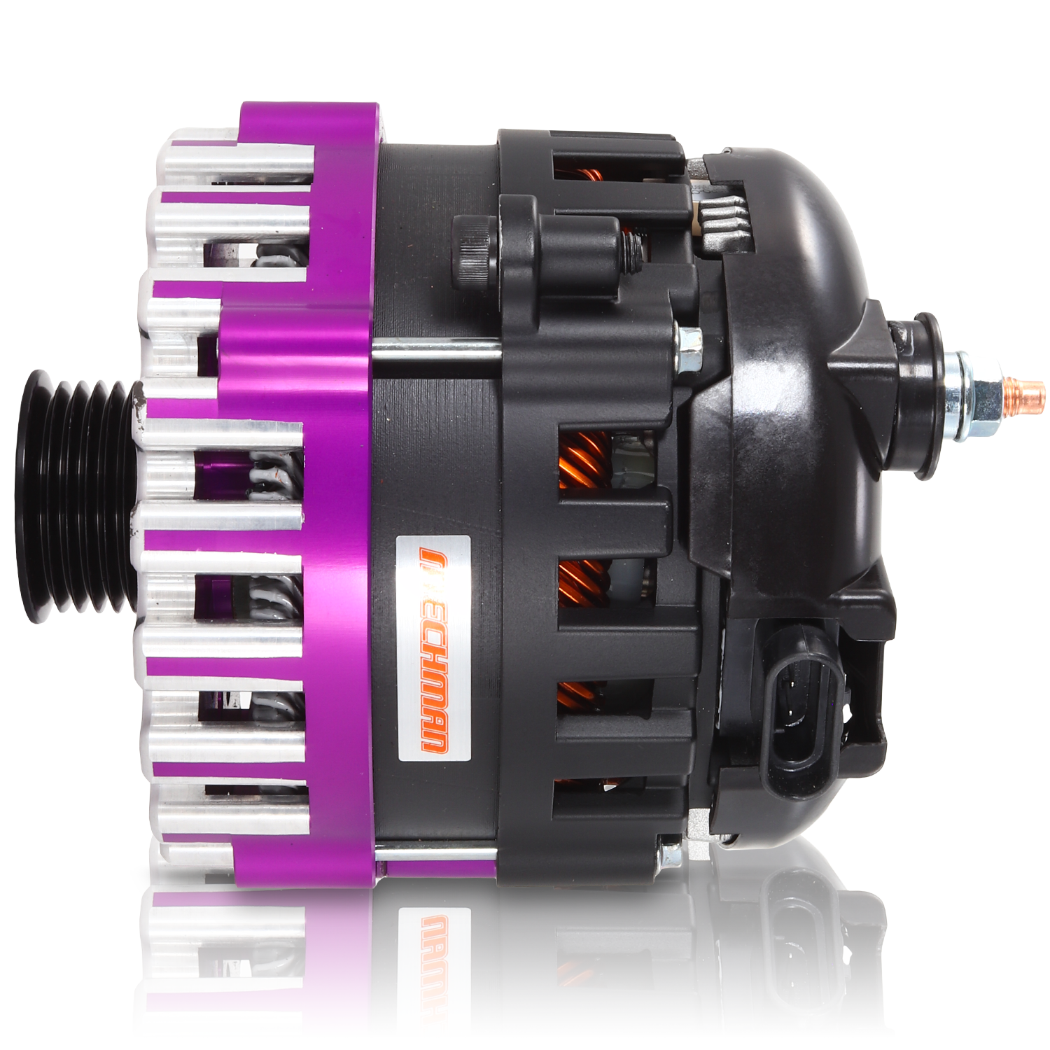 Mechman Purple Billet 400 Amp High Output Alternator for 1996-2004 GM Truck 4.3L 4.8L 5.3L 5.7L 6L **Limited Edition**