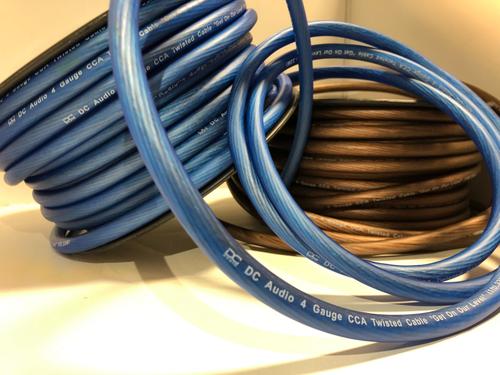 DC AUDIO 4 AWG CCA | 100FT SPOOL POWER / GROUND CABLE