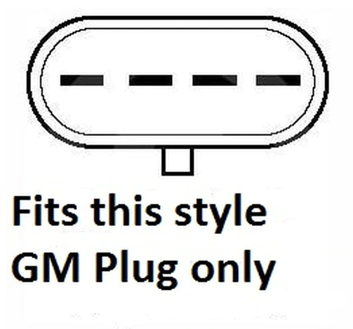 240 Amp High Output GM Truck / SUV Alternator W/ 4 Pin Oval Plug