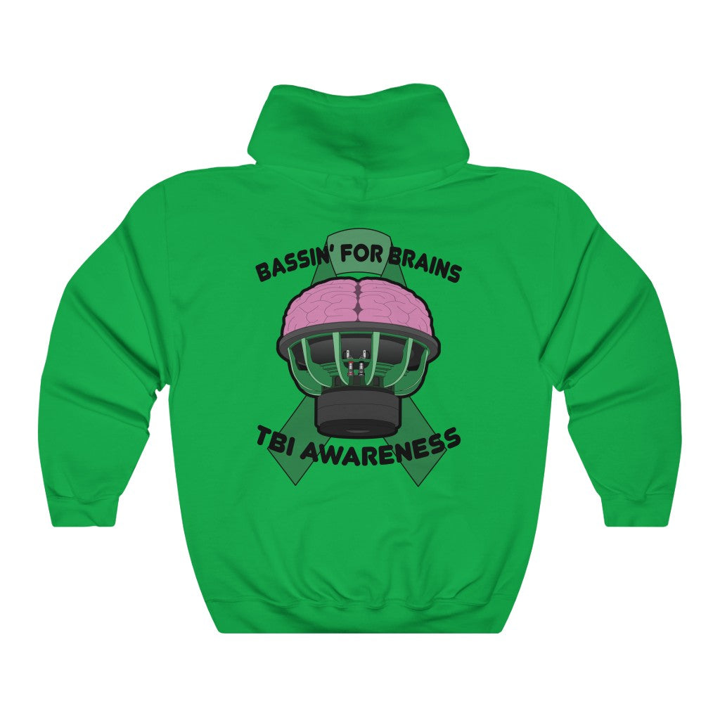 Limited Edition Bassin' For Brains TBI Awareness Hoodie