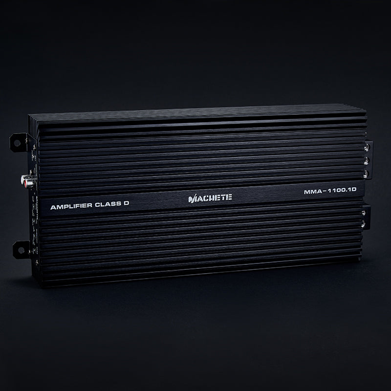 MACHETE MMA-1100.1D | 1,100 WATT RMS MONO BLOCK CAR AMPLIFIER