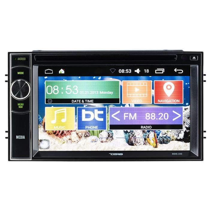 DDX6.2AD DOUBLE-DIN, DVD PLAYER 6.2" TOUCHSCREEN ANDROID 6.0 QUADCORE, BLUETOOTH