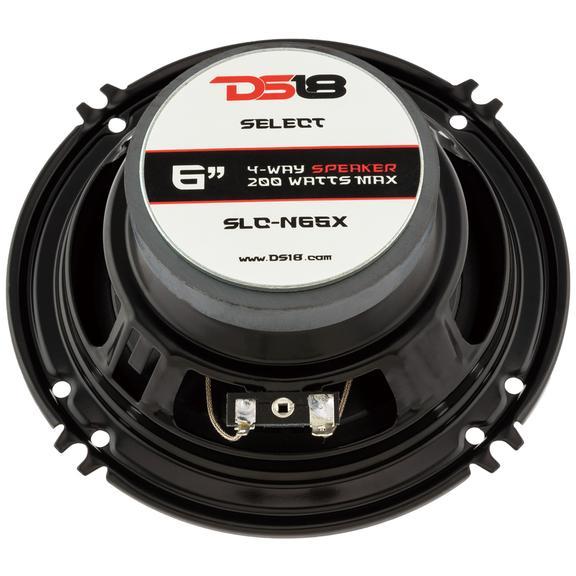 SLC-N65X | 6.5" 200 WATT MAX COAXIAL CAR SPEAKERS - PAIR