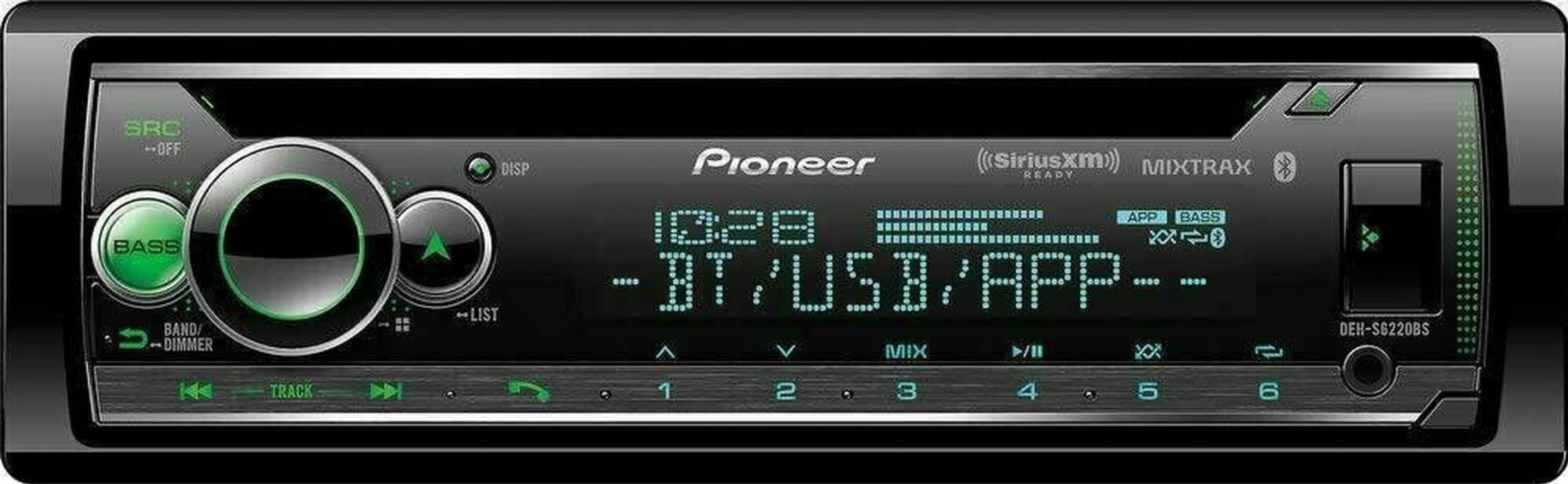Pioneer DEH-S6200BS - Smart Sync - BlueTooth -  MIXTRAX