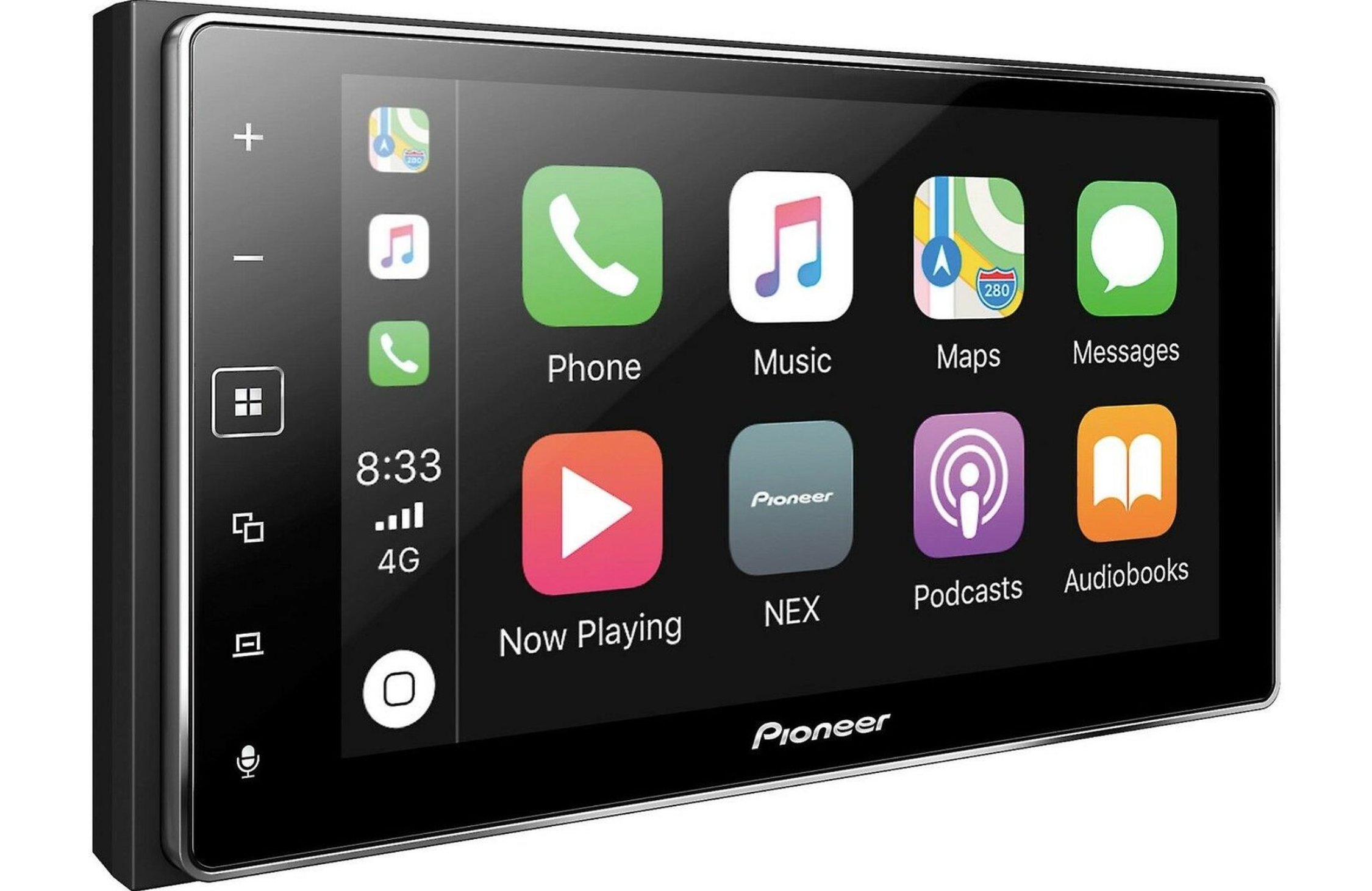 Pioneer MVH-1400NEX Double Din - Capacitive Touchscreen - Apple CarPlay - Bluetooth