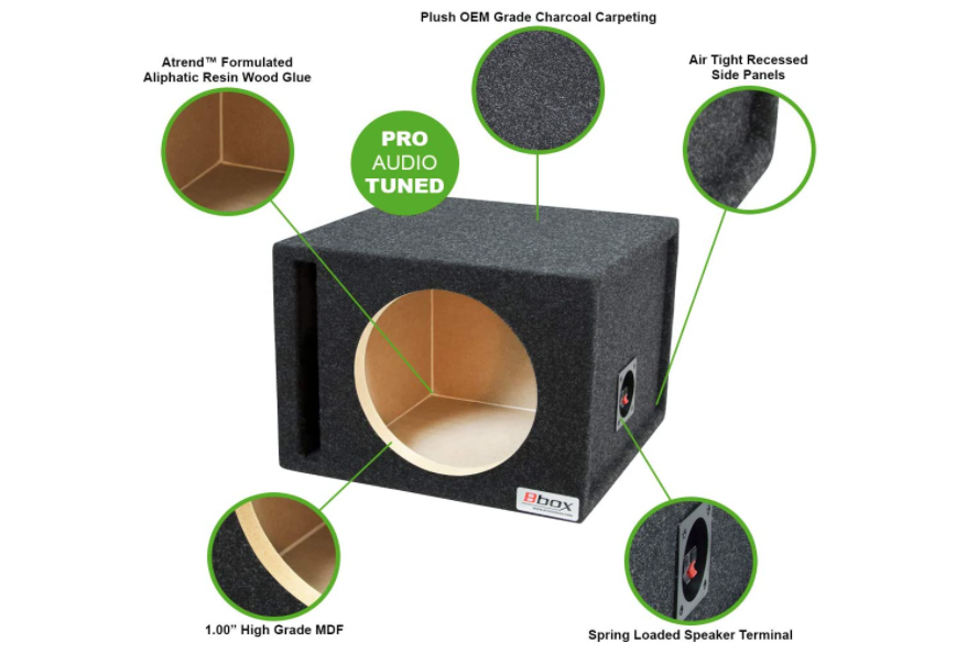 E12SV - 12" Single Vented Enclosure