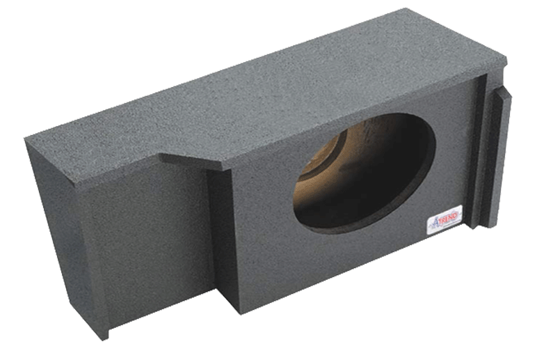 Atrend A151 Single 12" Sealed Subwoofer Enclosure - Fits 1999 - 2007 Chevrolet / GMC Silverado / Sierra Extended Cab