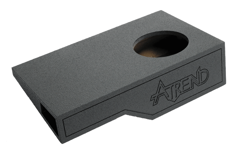 Atrend A321-10 Single 10" Vented Spraylinered Subwoofer Enclosure - Fits 2004 - 2008 Ford F150 Super Crew / Super Cab