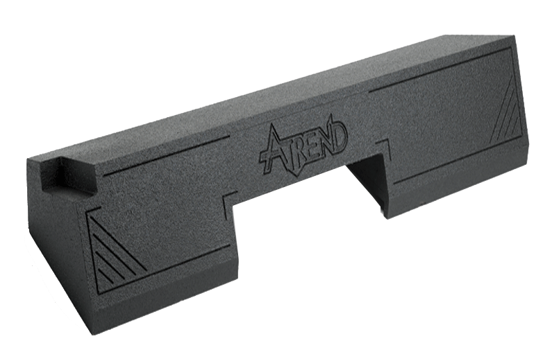 Atrend A102-12 Dual 12" Sealed Spraylinered Subwoofer Enclosure - Fits 1988 - 1998 Chevrolet / GMC Full Size Pickup Extended Cab