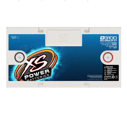 XS Power D3100 | Car Audio AGM Battery 5000 Watts