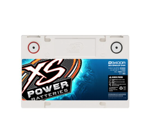 XS Power D3400R | Car Audio AGM Battery 4000 Watts