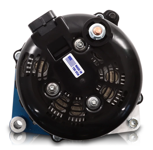 370 Amp Elite Series Alternator For 88-95 GM Truck (Blue)