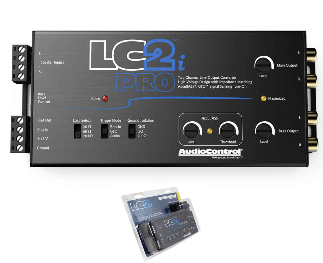 LC2i PRO | 2-CHANNEL LINE OUTPUT CONVERTER WITH ACR-1 REMOTE