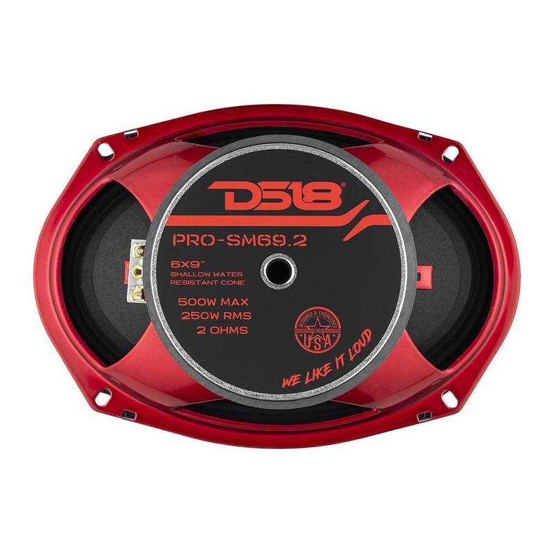 PRO-SM69.2 | 6x9" 250 WATT WATER RESISTANT COAXIAL CAR SPEAKER