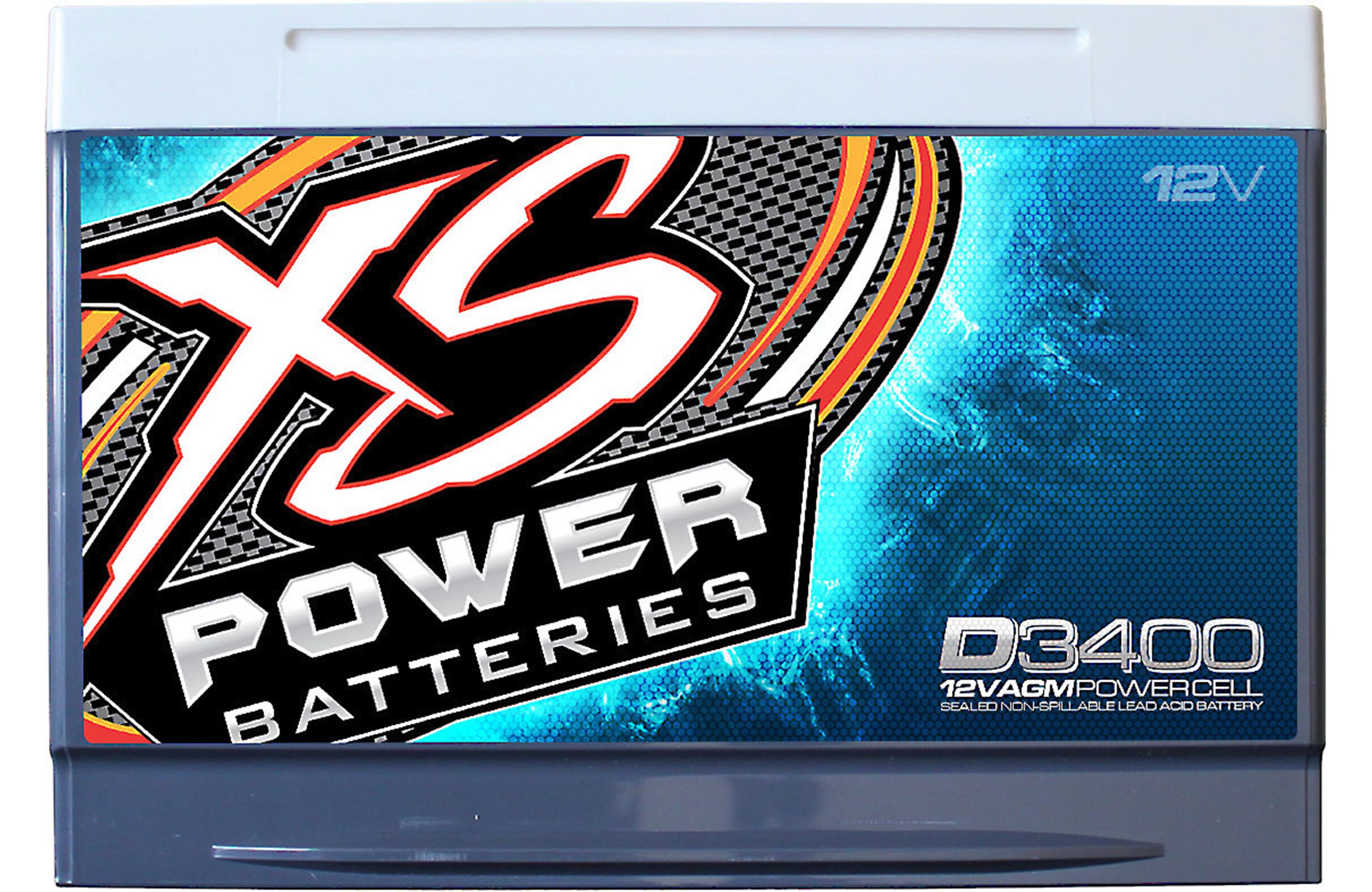 XS Power D3400 | Car Audio AGM Battery 4000 Watts