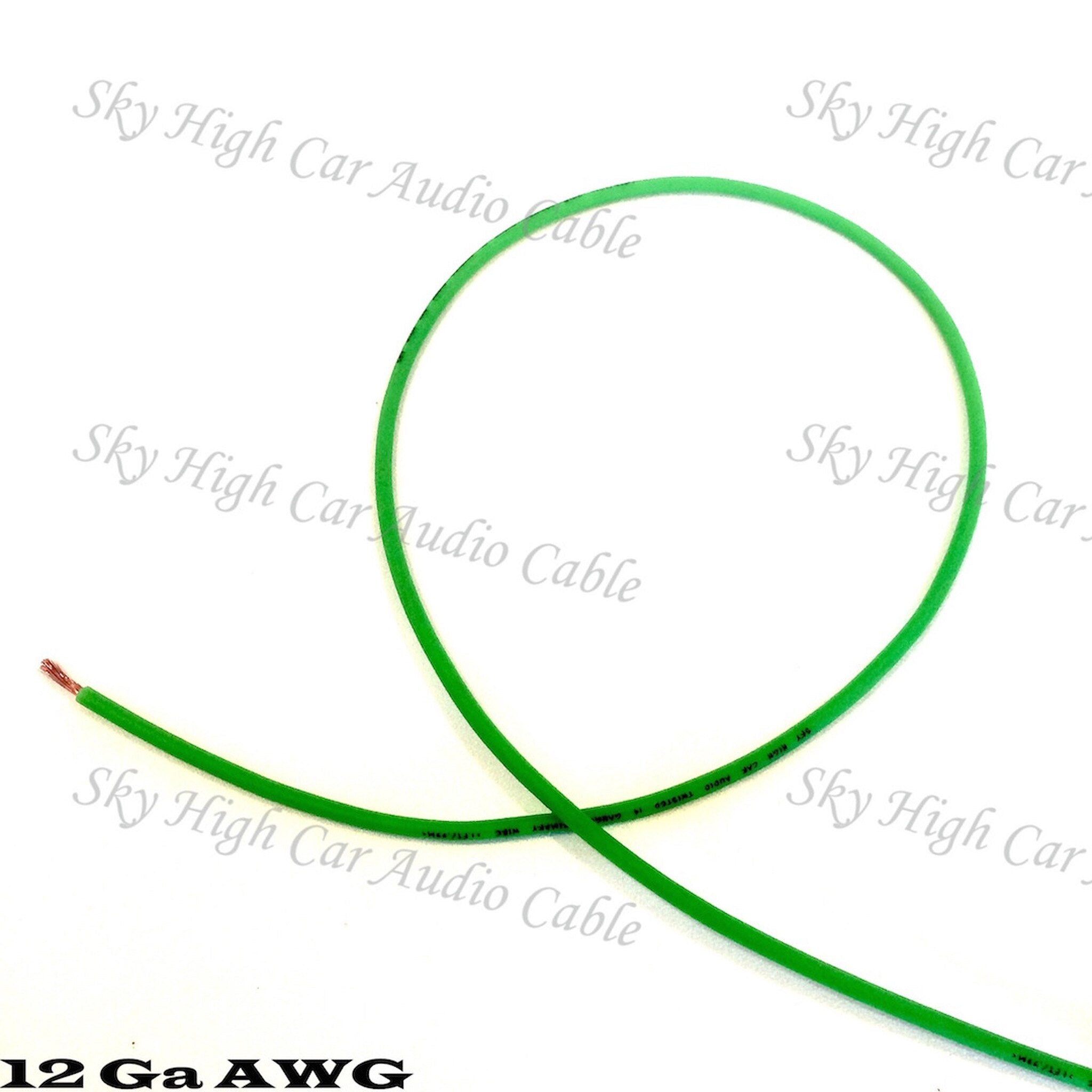 Sky High Car Audio OFC 12 Gauge Primary Wire 25ft-100ft